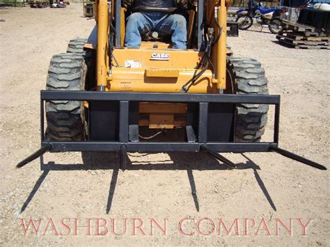 cat skid steer hay spear|hay grapple for skid steer.